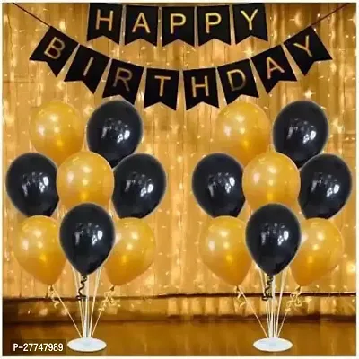 Printed Happy Birthday Decoration Kit Combo - 22 Pcs For Birthday Decor-thumb0