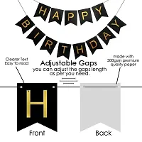 PARTY MIDLINKERZ Happy Birthday Decoration Kit - Black Banner With Led Light Birthday Decorations Items For Bday Lights Combo Pack, Husband,Wife, First, 2nd,30th,40th,50th Theme Set of 2-thumb3