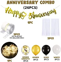 Anniversary Decoration Kit Items Combo - 26 Pcs For Anniversary Combo Packdecor-thumb1