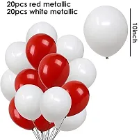 Red Happy Birthday Decoration Kit Combo - 49Pcs For Birthday Decor-thumb2