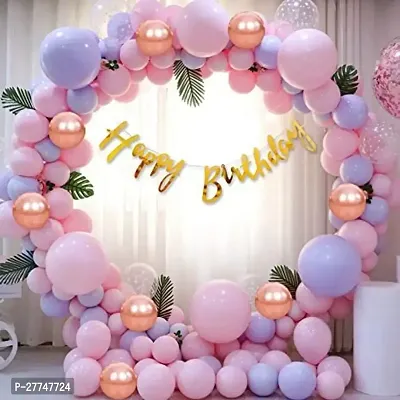 Printed Happy Birthday Decoration Kit Combo - 39 Pcs For Birthday Decor