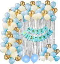 PARTY MIDLINKERZ Printed Happy Birthday Decoration kit Combo - 34 Pcs for Birthday Decor ()-thumb1