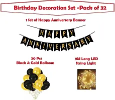 Anniversary Decoration Kit Combo - 32 Pcs For Anniversary Decor-thumb1