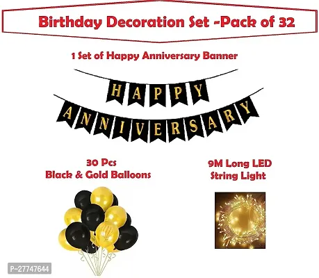 Anniversary Decoration Kit Combo - 32 Pcs For Anniversary Decor-thumb2