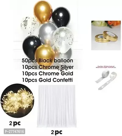 Happy Birthday Decoration Kit Items Combo 91 Pcs For Birthday Combo Pack-thumb2