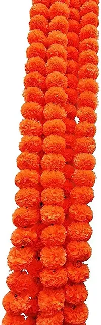 Marigold Garland Halloween Decorations Wedding Decorations Artificial Flowers Fake Flowers Fall Garland Christmas Decor Flower Garland Strands-thumb2