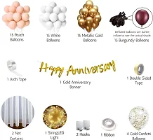 Anniversary Decoration Kit Items Combo 74 Pcs For Anniversary Combo Pack-thumb1