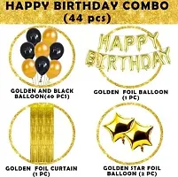 PARTY MIDLINKERZ Happy Birthday Balloons Party Decoration Kit items 44Pcs combo set decor for HBD (Set of 44)-thumb2