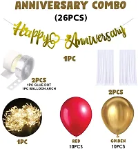 Anniversary Decoration Kit Combo - 26 Pcs For Anniversary Decor Combo Pack-thumb1