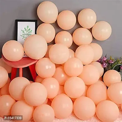 Ultimate Pastel Ro Gold Happy Birthday Decoration Set 119 Pcs Kit Rose Gold Happy Birthday Pastel Metallic Rubber Balloons Heart Shape Balloons Tassels Pump Led Lights-thumb2