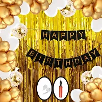 PARTY MIDLINKERZ Printed Happy Birthday Decoration kit Combo - 61 Pcs for Birthday Decor ()-thumb1