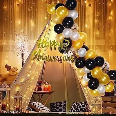 Anniversary Decoration Kit Combo - 26 Pcs For Anniversary Decor Combo Pack-thumb0