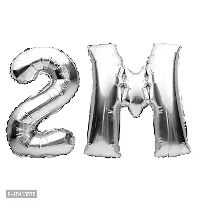 PARTY MIDLINKERZ Number Letter Foil Balloon Gold (16inch) ,Foil for Numeric Milestone Party Celebrations