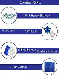 Happy Birthday Balloons Party Decoration Kit Items 46Pcs Combo Set Decor For Hbd-thumb1