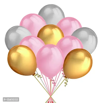 PARTY MIDLINKERZ?Party Balloons Metallic HD for Birthday / Anniversary / Baby Shower Pack Of 100 And Pack Of 51-thumb0