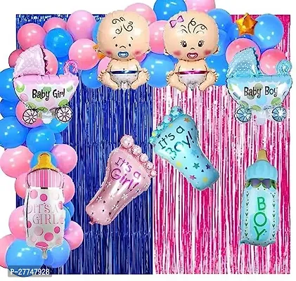 Baby Shower Decoration Kit Combo - 50 Pcs For Decor