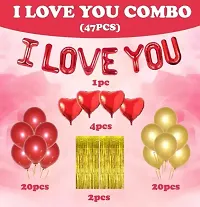 Anniversary Love Decoration Kit Light Combo - 47 Pcs For Birthday Decor-thumb1