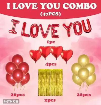 Anniversary Love Decoration Kit Light Combo - 47 Pcs For Birthday Decor-thumb2