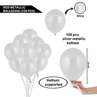 Party Midlinkerz Party Balloons Metallic HD for Birthday / Anniversary / Baby Shower Pack of 100-thumb1