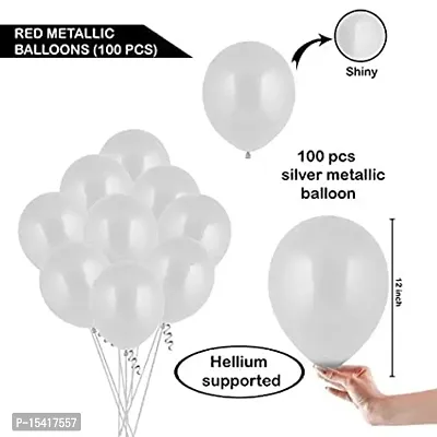 Party Midlinkerz Party Balloons Metallic HD for Birthday / Anniversary / Baby Shower Pack of 100-thumb2