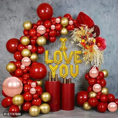 I Love You Anniversary Decoration Ki -Combo 54 Pcs For Decor