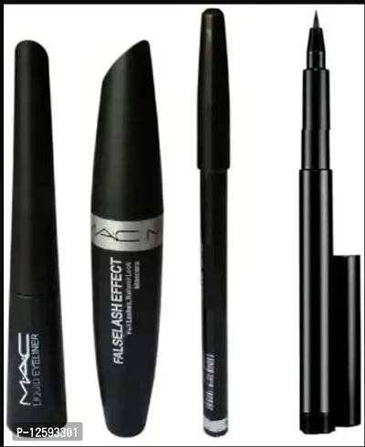 M.A.C Ultimate Combo Of L 4-In-1 (Eyebrow Pencil, Mascara and Liquid/Pen Eyeliner)-thumb0