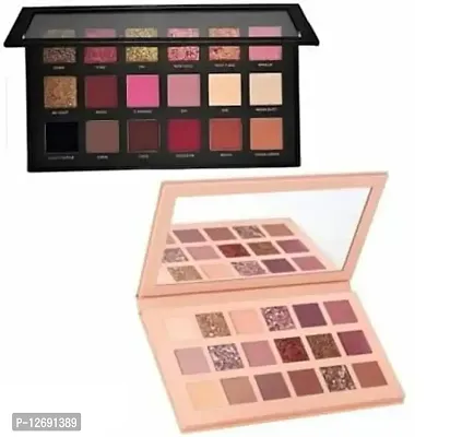 SHEFFO ROSE GOLD MULTICOLOR MAKEUP KIT WITH NUDE MULTICOLOR EYESHADOW PALETTE-thumb0