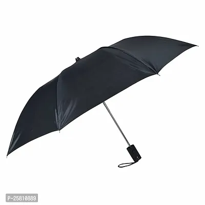Stylish Black Umbrella For Women And Girls-thumb0