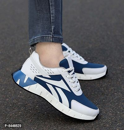 Classy Synthetic Solid Sports Shoes for Men-thumb0
