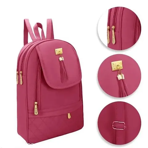 Stylish PU Backpack For Women