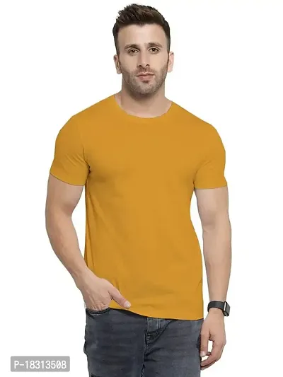 YouthPoi Men's Round Neck Half Sleeve Regular Fit Tshirt-thumb0