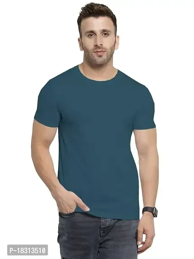 YouthPoi Men's Round Neck Half Sleeve Regular Fit Tshirt