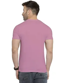 YouthPoi Men's Cotton Round Neck Half Sleeve Casual Regular Fit Tshirt (XL, Rust  Pink) (Pack of 2)-thumb1