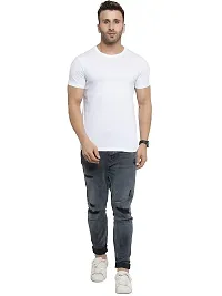 Men Cotton Solid Casual T-Shirt-thumb4