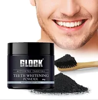 Glock Teeth Whitening Charcoal Powder | For Tobacco Stain, Tartar, Gutkha Stain (50 G)-thumb2