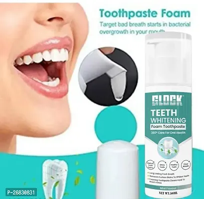 Glock Teeth Whitening Foam To Ultra-Fine Deeply Clean Gums Intensive Stain Removal Toothpaste (50 Ml)-thumb3