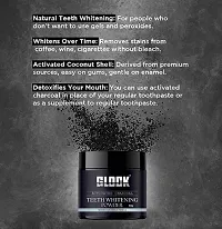 Glock Charcoal Teeth Whitening Powder| For Yellow Strain, Tartar, Strain, (50 G)-thumb1