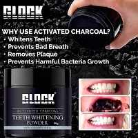 Glock Teeth Whitening Charcoal Powder Gutkha Stain And Yellow Teeth Removal Powder (50 G)-thumb2