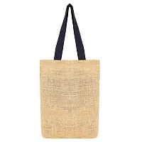 Elegant Jute Printed Tote Bag-thumb2