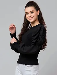 Puff Sleeve Top for Women-thumb2