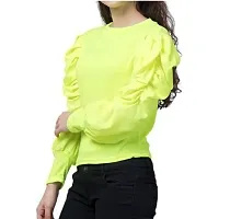 Puff Sleeve Top for Women-thumb2