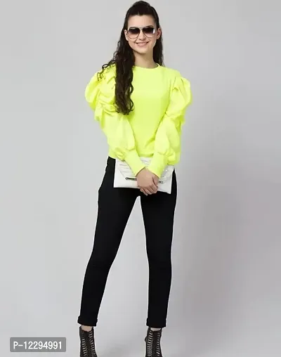 Puff Sleeve Top for Women-thumb4