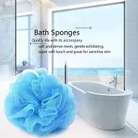 Lux Bath Sponge Loofah - Soft  Fluffy With Multiple Layers of Fibrous Matrix For A Fun Shower Time | Loufa/Luffa/Lufa/Poof/Pouf - Perfect Loofahs/Loofas for Men and Women | Bathing Scrubber For Body-thumb2