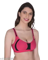 Catie Women's Cotton Non Padded Wire Free Everyday Bra/Sports Brahellip;-thumb3