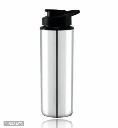 LiMETRO STEEL Steel Bottle with Sipper Cap/Steel Fridge Water Bottle/Refrigerator Bottle 1000 ml Bottle (Pack of 1, Steel/Chrome, Steel,B2-1)-thumb5