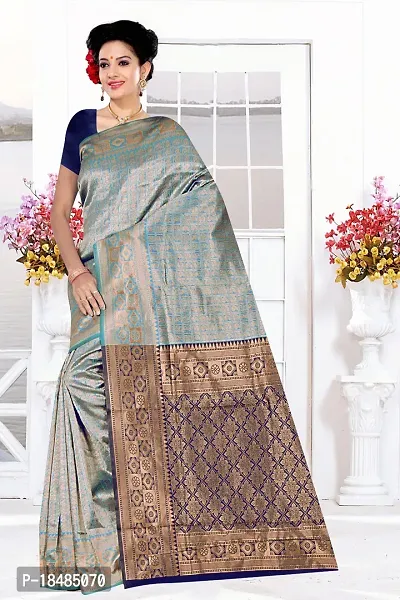 Stylish Fancy Designer Silk Saree With Blouse Piece For Women