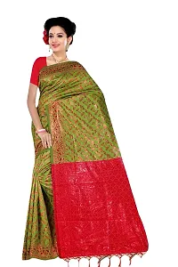 Stylish Fancy Designer Silk Saree With Blouse Piece For Women-thumb1