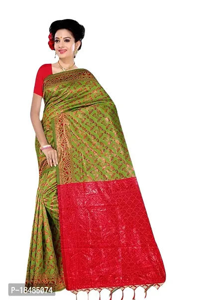 Stylish Fancy Designer Silk Saree With Blouse Piece For Women-thumb2