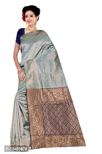 Stylish Fancy Designer Silk Saree With Blouse Piece For Women-thumb2