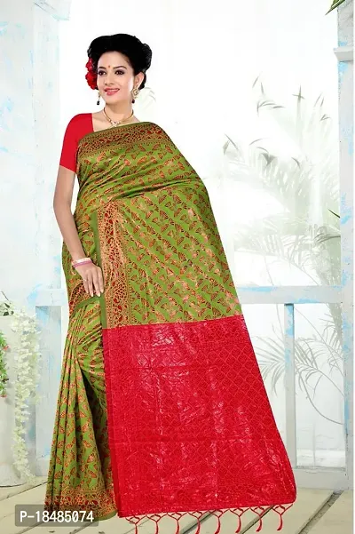 Stylish Fancy Designer Silk Saree With Blouse Piece For Women